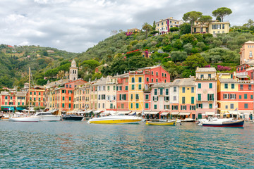 Portofino. The resort town in Liguria.