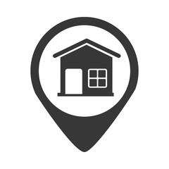 Search real estate icon vector illustration