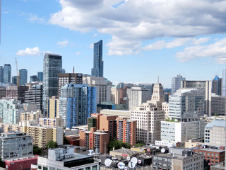 Toronto view of skyscrapers 2016
