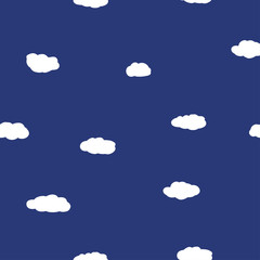 Seamless pattern. clouds