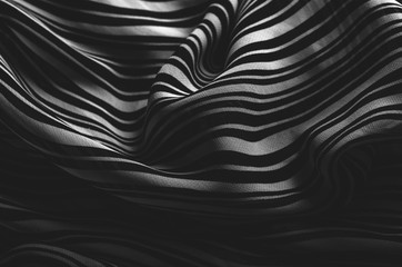 Abstract Lines Black and White