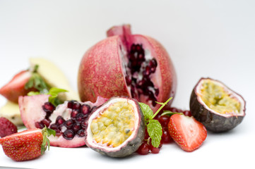Mix of passion fruits