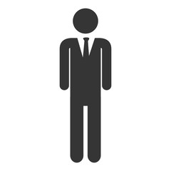 Businessman theme design, vector illustration icon.