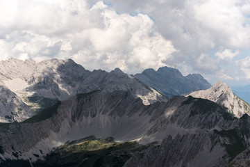 Hiking and Climbing along Insbruck Nordkette Klettersteig