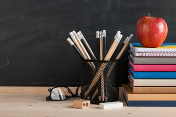 Back to school concept with school supplies