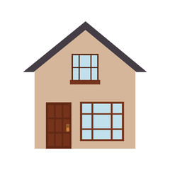house home real estate building icon. Isolated and flat illustration. Vector graphic