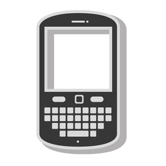 smartphone phone technology icon, vector illustration icon