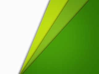 Green abstract template for card or banner