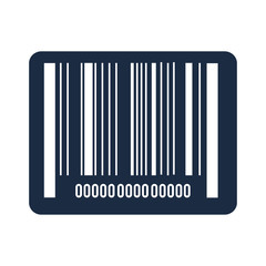 bars code data icon vector illustration