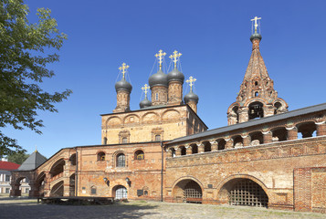 Fototapeta na wymiar Krutitsy Metochion of Russian Orthodox Church, established in late 13th century. Moscow, Russia