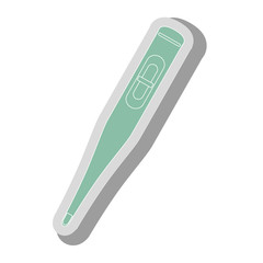 Thermometer icon, vector illustration graphic.
