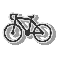 Bike transport vehicle icon vector illustration