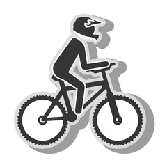 Fototapeta na wymiar Bike transport vehicle icon vector illustration