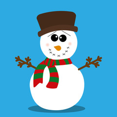 Merry christmas card and icons design, vector illustration.