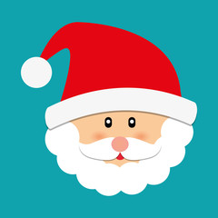 Merry christmas card and icons design, vector illustration.