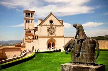 Papier Peint photo autocollant Monument Basilica San Francesco d'Assisi 