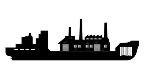 D&eacute;localisation d'une usine par bateau cargo