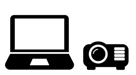 Vidéo projecteur et un ordinateur