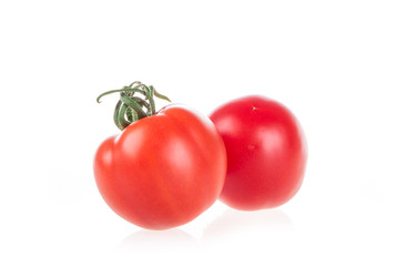 Tomatoes isolated on white background