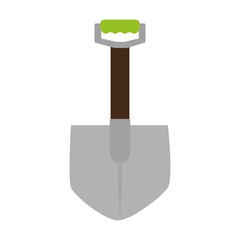 shovel tool repair icon vector illustration