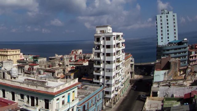 La havana skyline and coast cuba