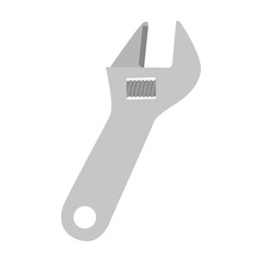 wrench tool repair icon vector illustration