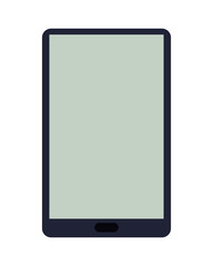flat design modern cellphone icon vector illustration