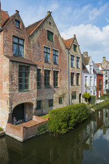 Fototapeta na wymiar Häuserzeile in Brügge, Belgien 