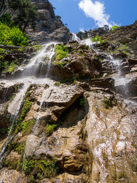 View of the waterfal Uchan-Su, Republic of Crimea
