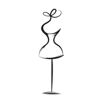 recommend clip art: dummy dress hand drawing