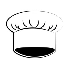 hat restaurant chef icon vector illustration
