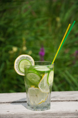 Sassi water in a glass