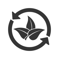 plant nature ecology icon vector illustration