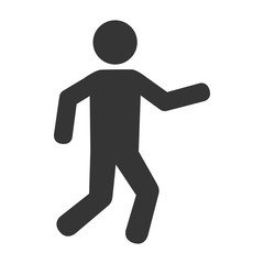 human person pictogram woman profile face isolated flat icon design