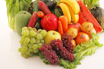 新鮮な野菜と果物