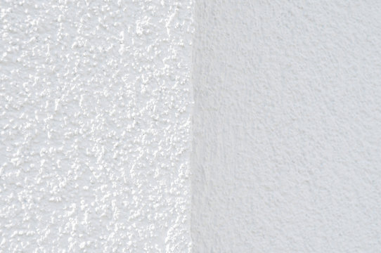 Renovierte Fassade, Malerarbeiten, Strukturputz, Hintergrund, zwei Seiten, Hausecke au&szlig;en