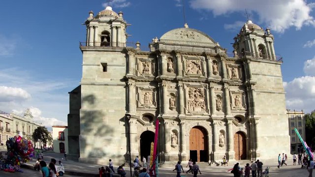 a picturesque mexican church oaxaca
