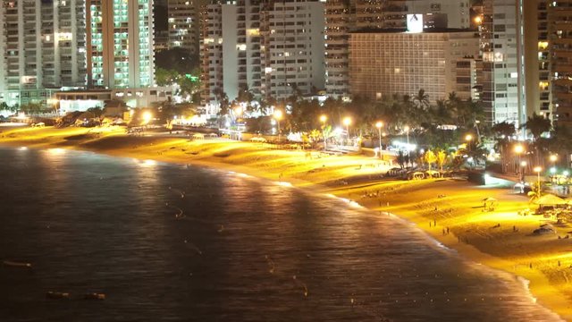 the famous acapulco bay in mexico