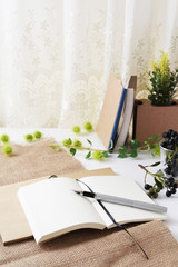 オシャレなノートとペン