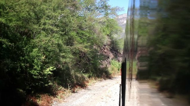train passing through copper canyon mexico