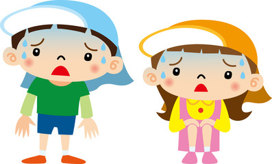 体調の悪い子供