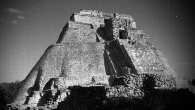 mayan ruins at uxmal mexico