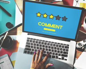 Customre Feedback Comment Vote Review Results Concept