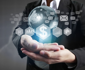 social network structure in a hand