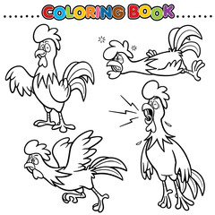 Cartoon Coloring Book - Chicken