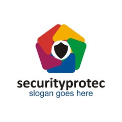 vector logo security for protection