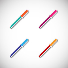 Medicine. Realistic image of the contour object