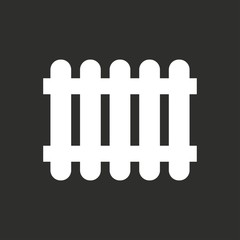 Fence - vector icon.