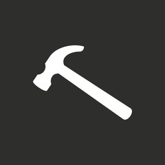 Hammer - vector icon.