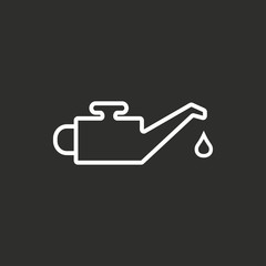 Oil - vector icon.